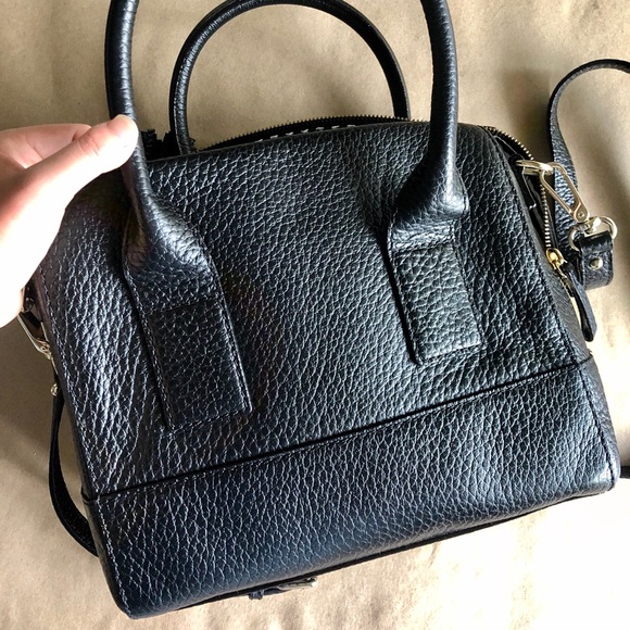 Kate Spade Black Pebbled Leather Tassel Satchel - Picture 10 of 15